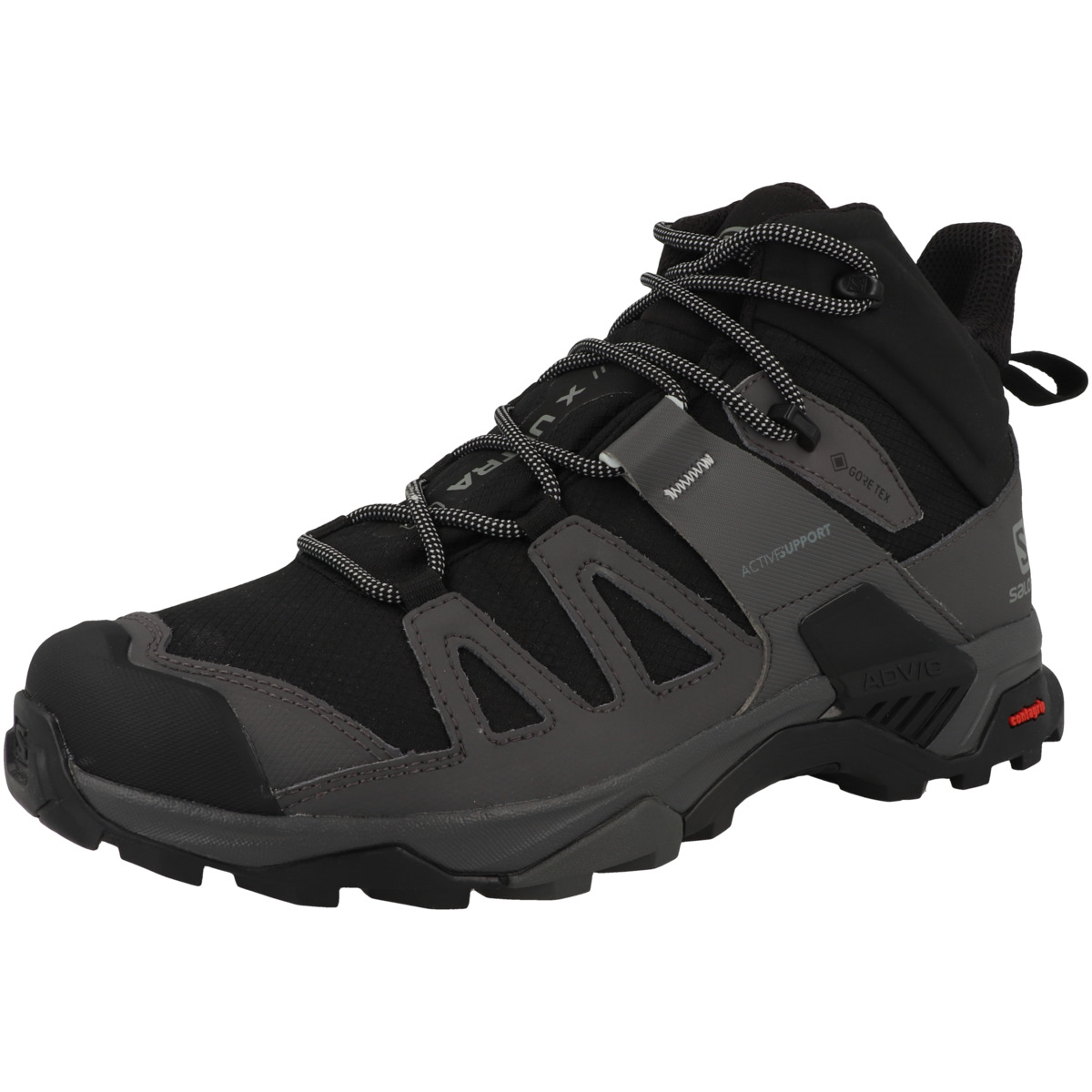 Salomon X Ward Leather Mid GTX Outdoorschuhe dunkelgrau