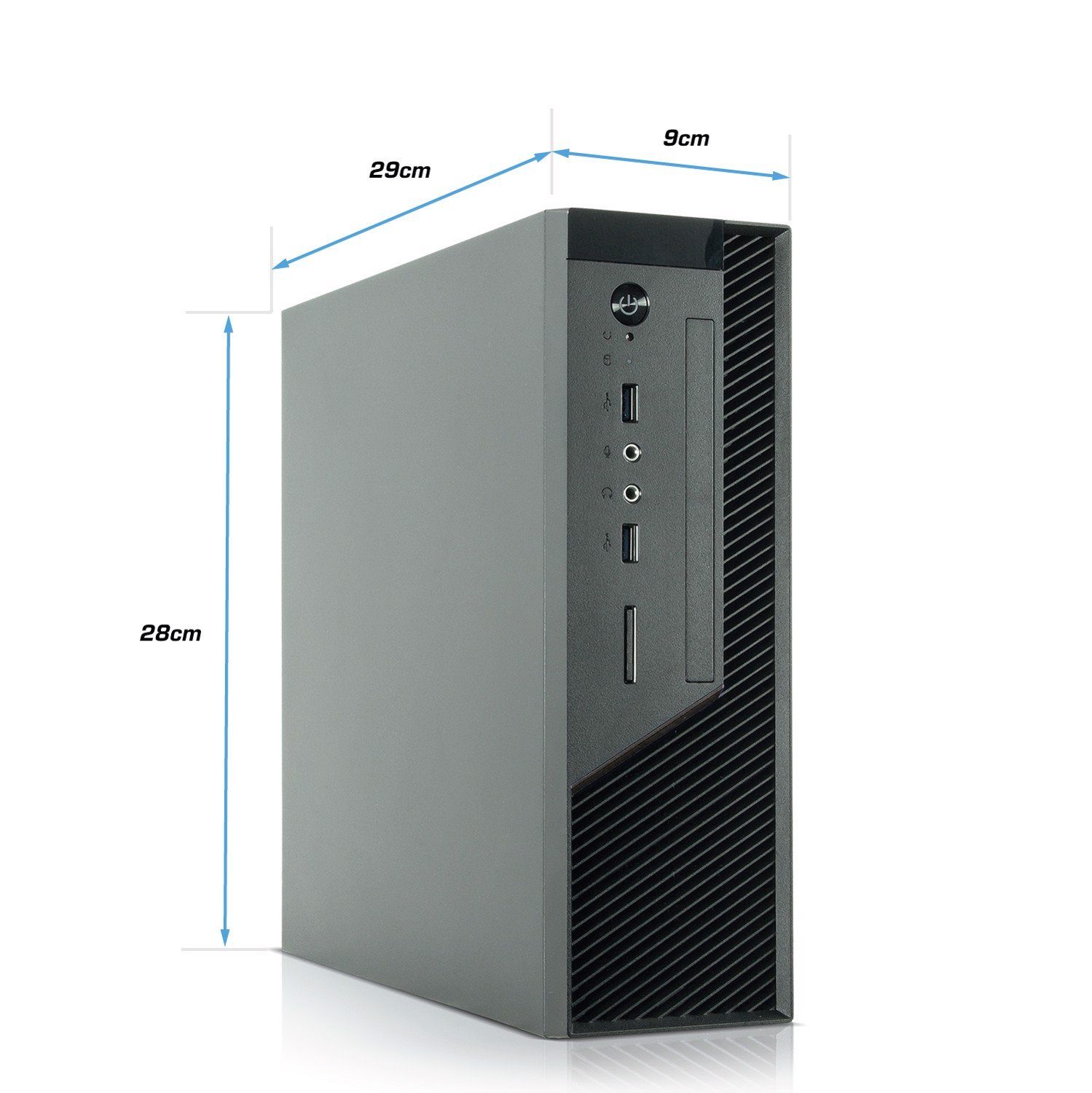 Kiebel PC Smart IV Business-PC (AMD Ryzen 5 AMD Ryzen 5 5500, GT 1030, 32 GB RAM, 1000 GB SSD, Luftkühlung, WLAN)