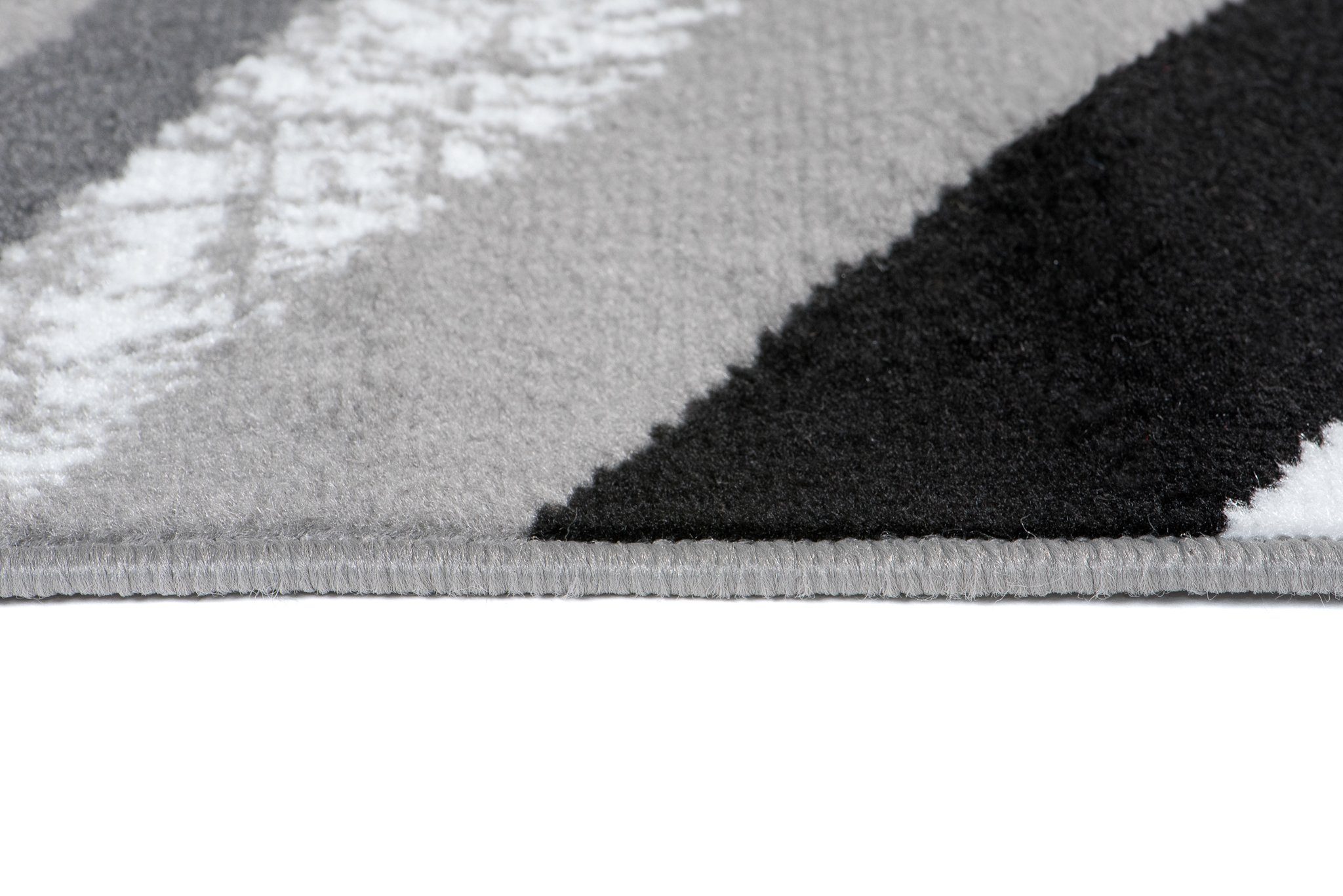 Läufer Läufer Flurläufer Modern für Vorzimmer 100 cm Breit Grau, Mazovia, 100 x 100 cm, Kurzflor, Meterware, Höhe 8 mm, Kurzflor - niedrige Florhöhe