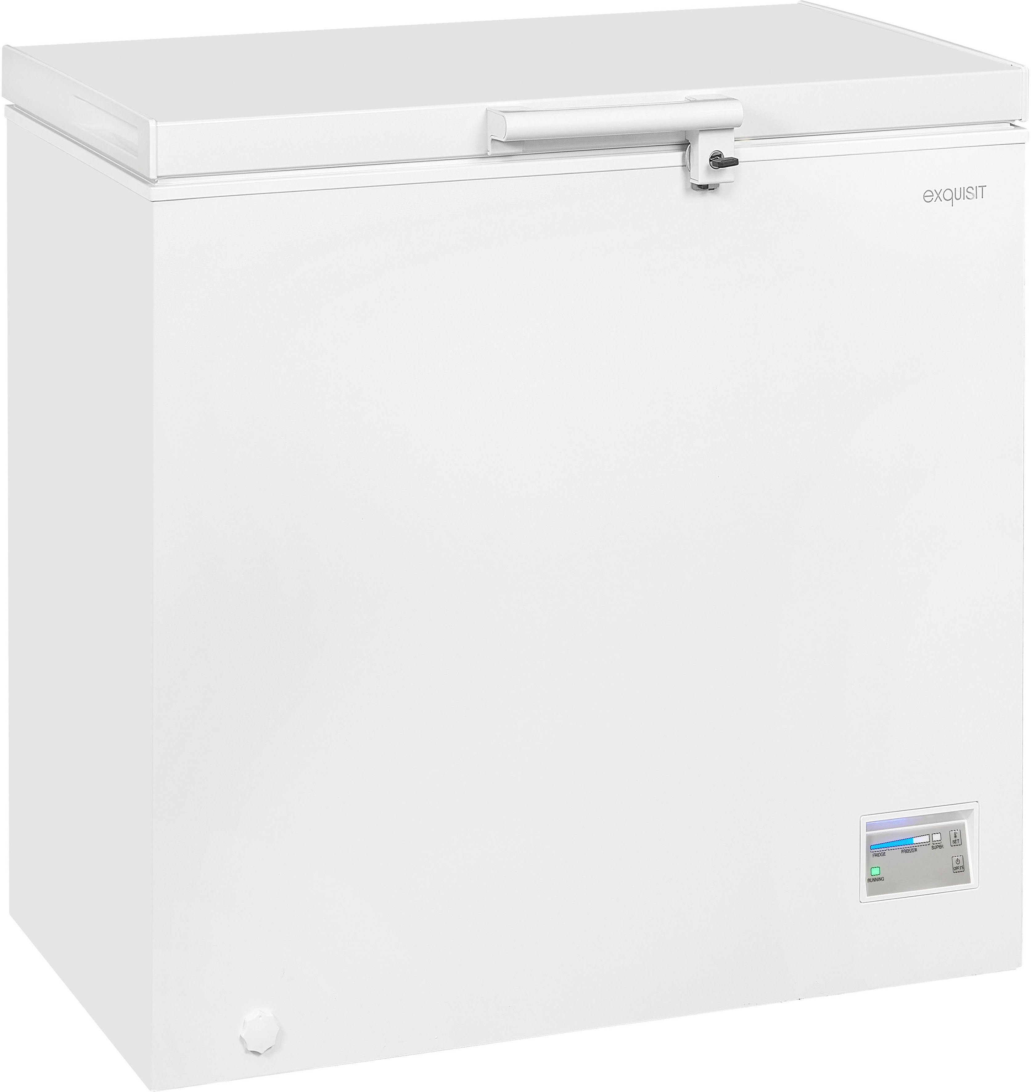 exquisit Gefriertruhe GT200-HE-040C, 102,6 cm breit