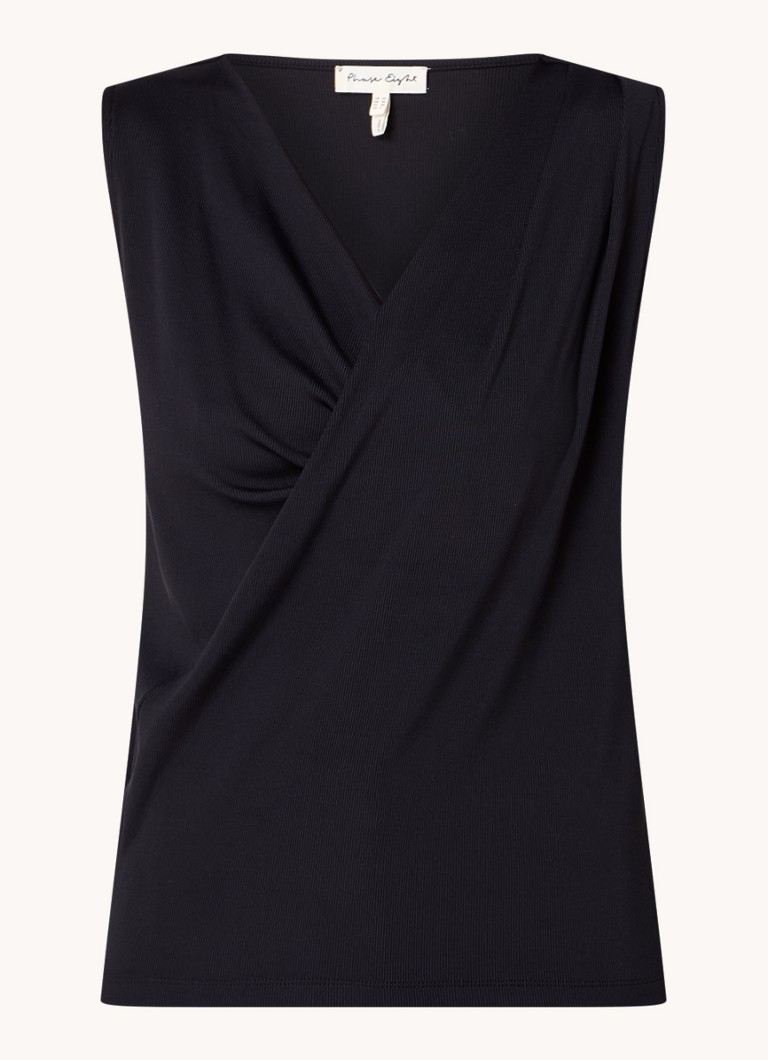 Phase Eight Sutton Drape top with rib structure