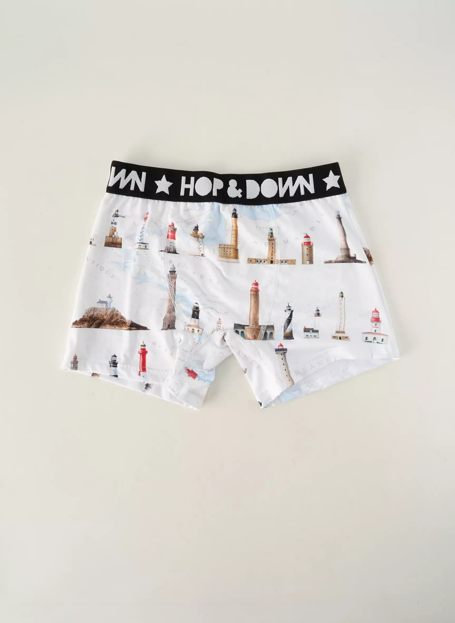 Hop   Down Boxers Homme couleur blanc
