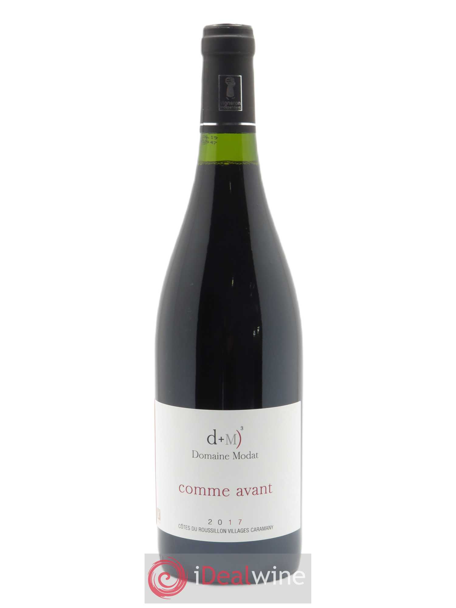 Côtes du Roussillon Villages Caramany Modat (Domaine) Sans plus attendre  2018 - Lot de 1 Bouteille