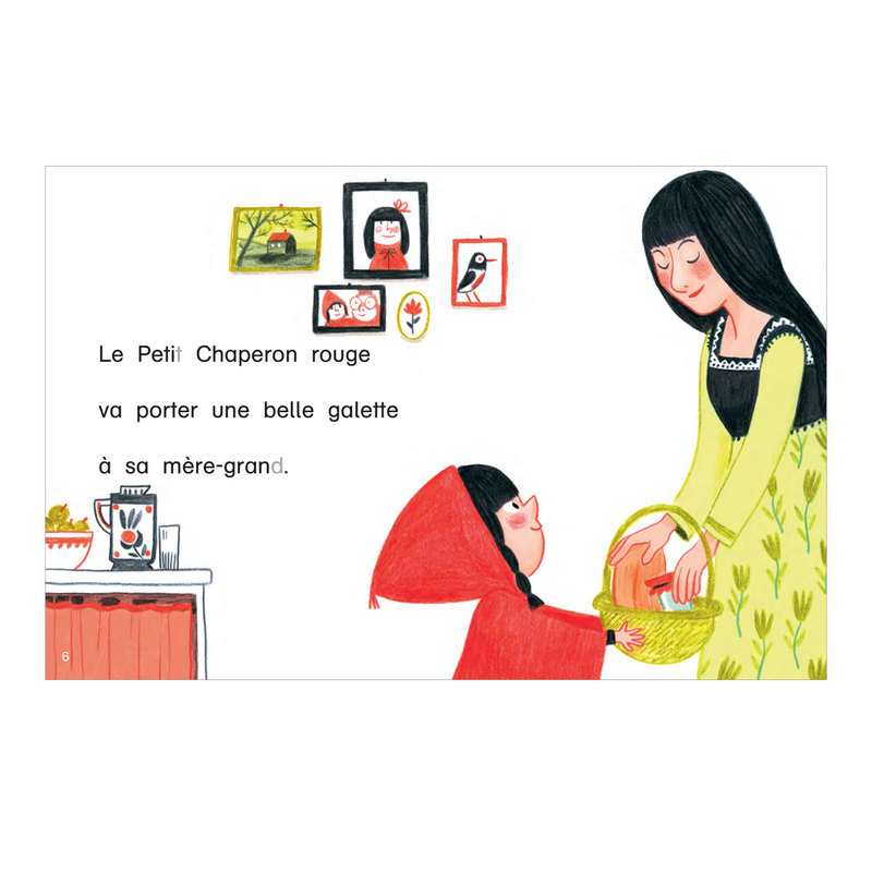 Livre Je rentre en CP, Le Petit Chaperon rouge - Flammarion