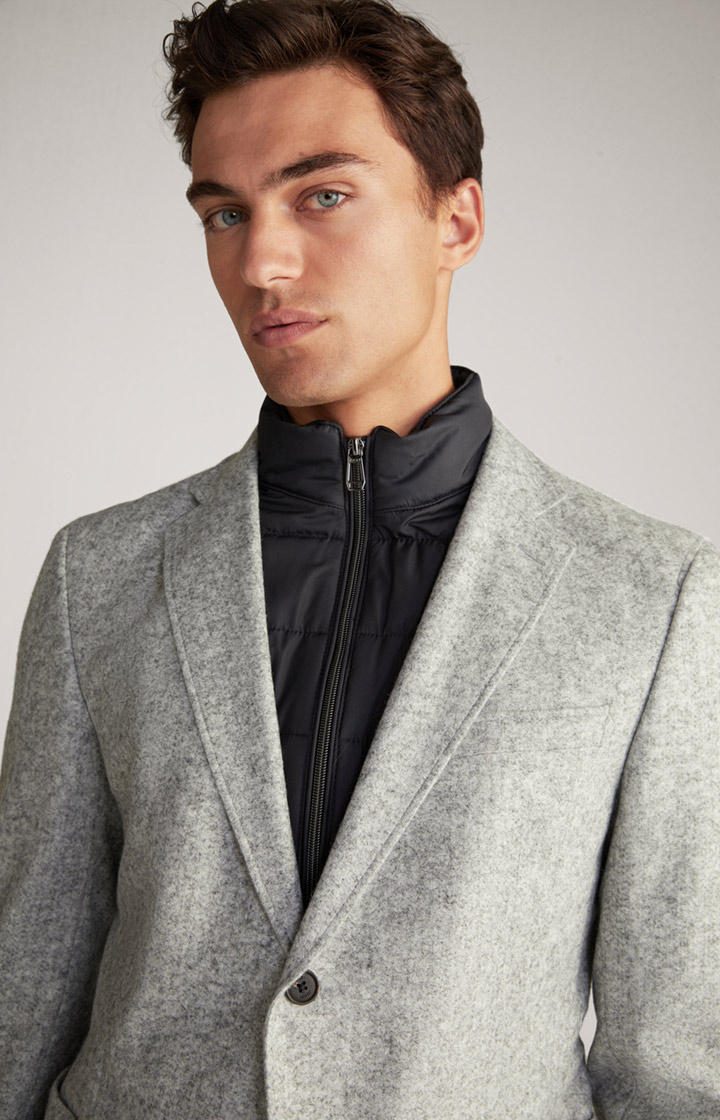 Flanell-Sakko Hecton in Grau meliert