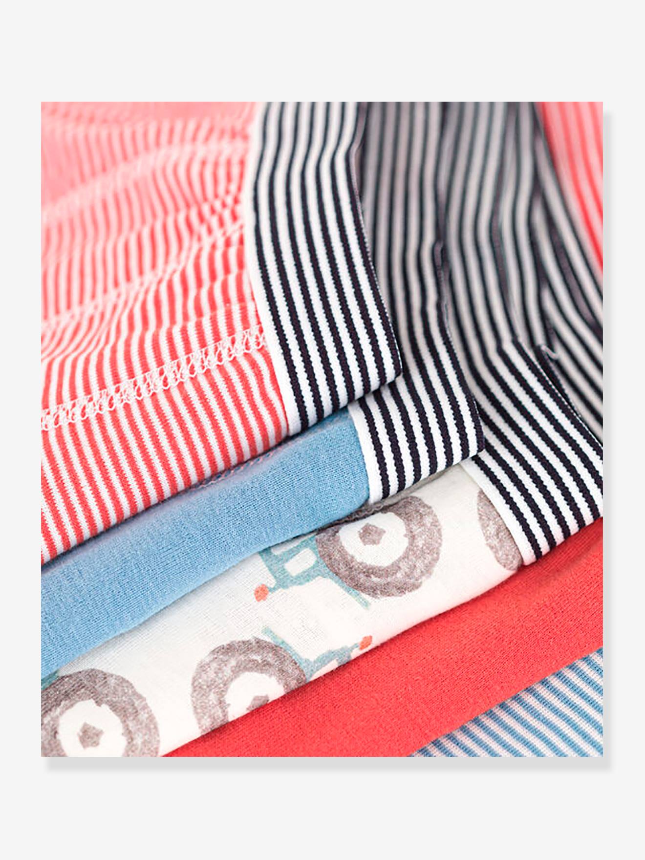 Petit Bateau 5er-Pack Jungen Boxershorts PETIT BATEAU, Traktor - mehrfarbig