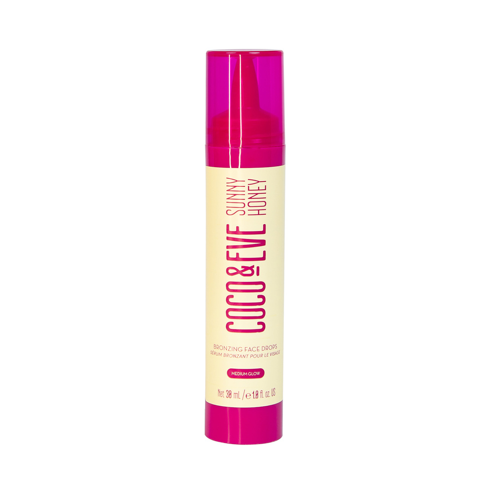 coco & eve Sunny Honey Bronzing Face Drops - Medium Glow Sérum autobronzant