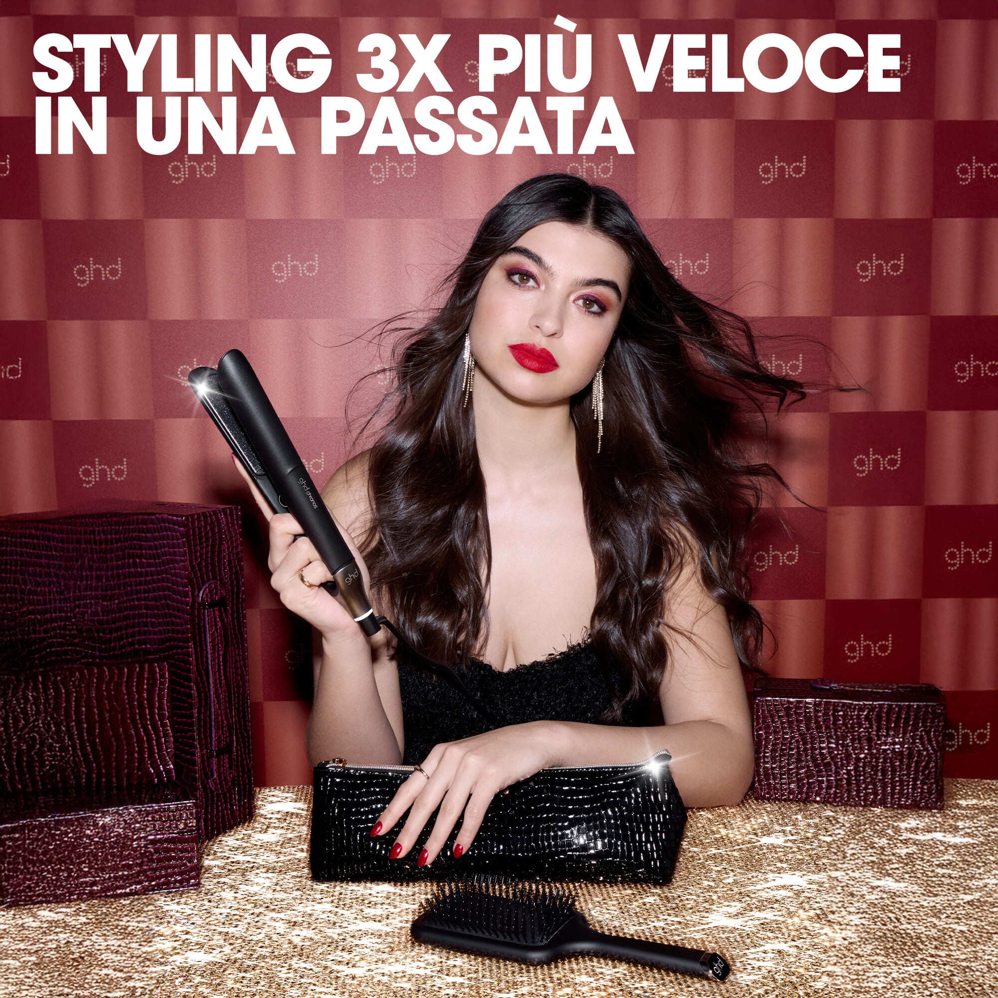 GHD Chronos Styler poklon set - Profesionalni pegla za kosu + četka - Poklon setovi za kosu, Pegla za kosu, Četke