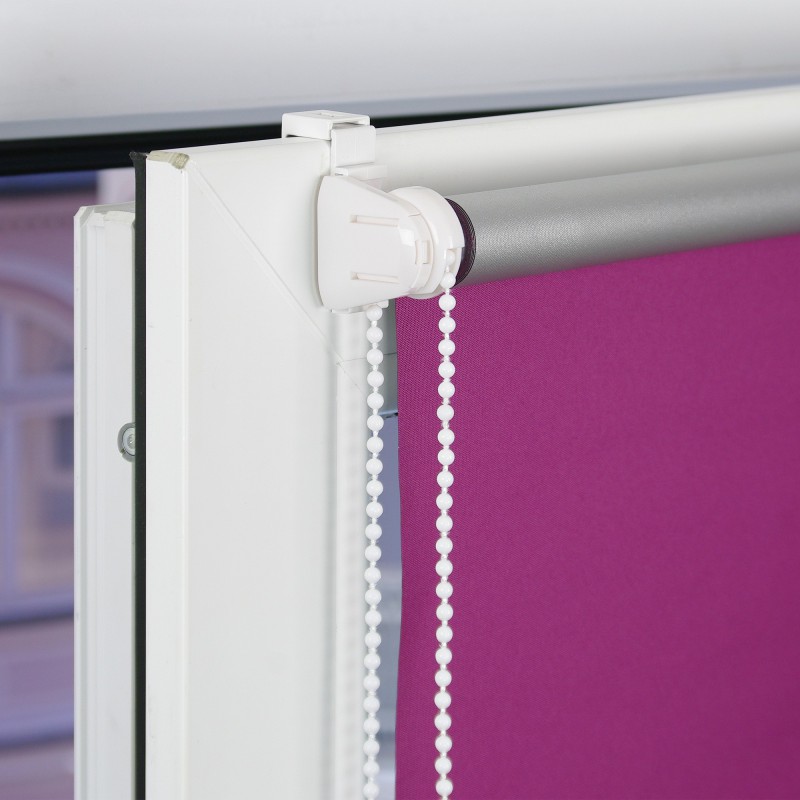Powertec Bella Casa Klemmfix-Rollo Verdunkelung, ca. 150 x 120 cm, fuchsia