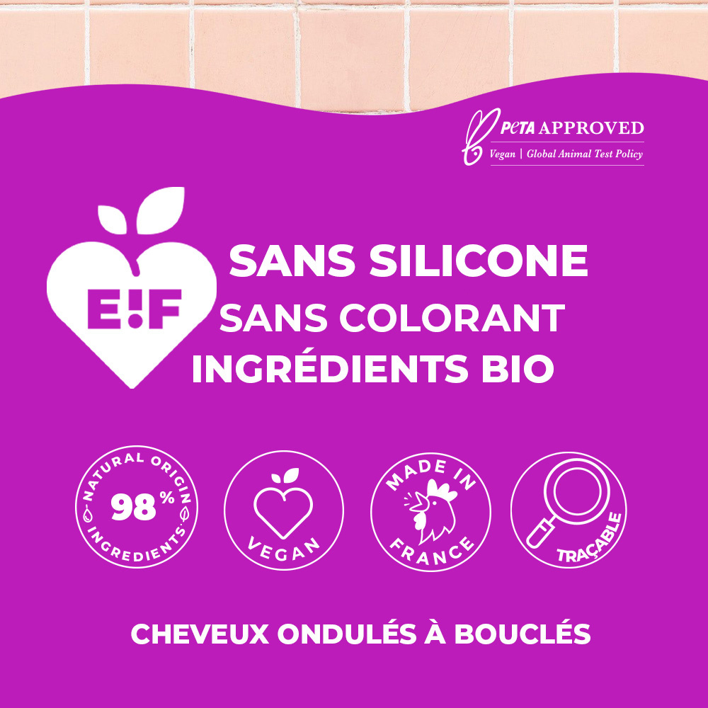 energie fruit COCO CURL GELEE - SANS RINCAGE SANS SILICONE - CHEVEUX BOUCLES & ONDULES GELEE COIFFANTE CHEVEUX BOUCLES