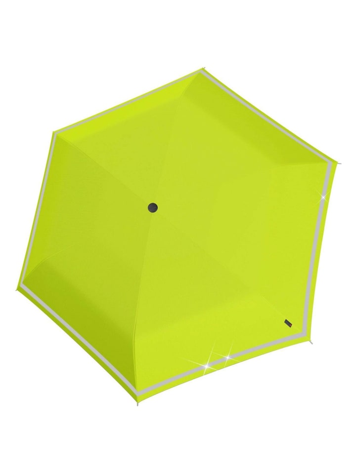 Knirps Rookie manual - Kinderregenschirm (flamingo) in lime günstig kaufen onesize