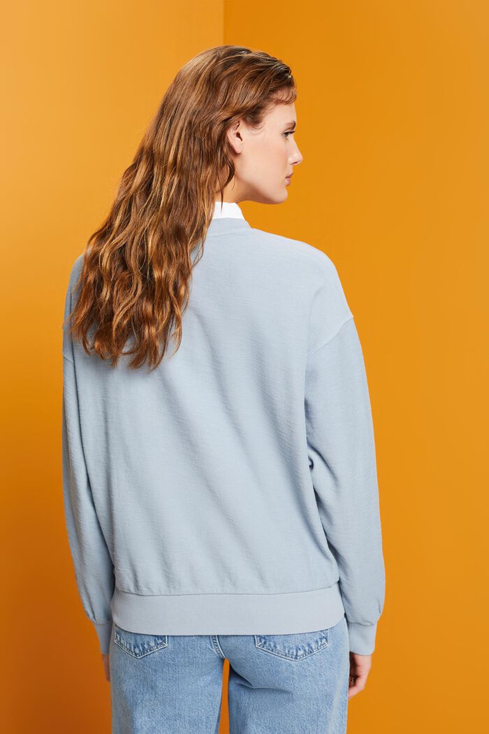 Sweatshirt mit Struktur