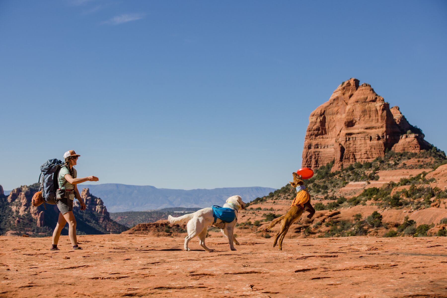 Ruffwear Frisbees & Wurfspielzeug Ruffwear Camp Flyer™ Spielzeug rot