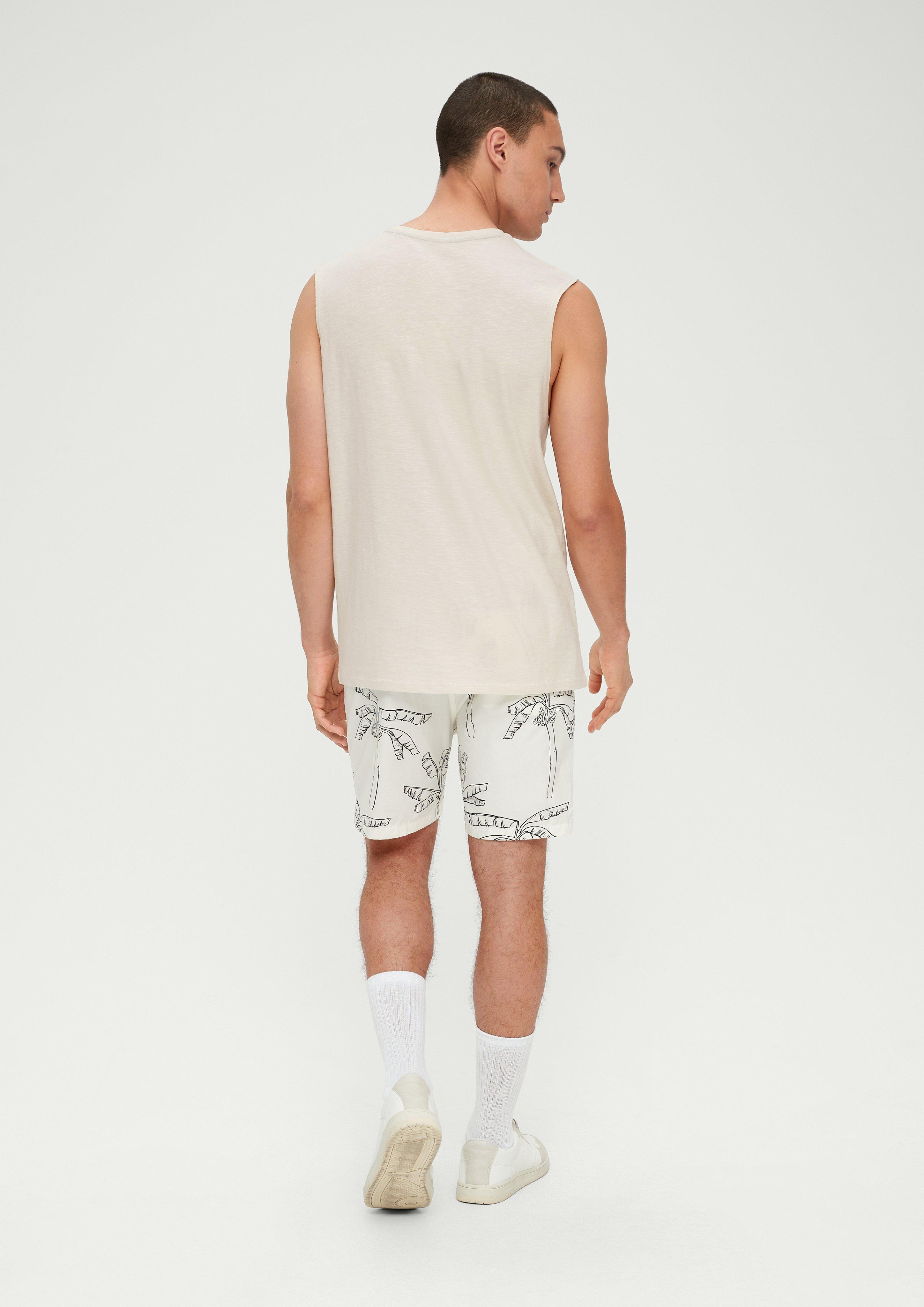 Ärmelloses Shirt aus Baumwolle  2130273-8000