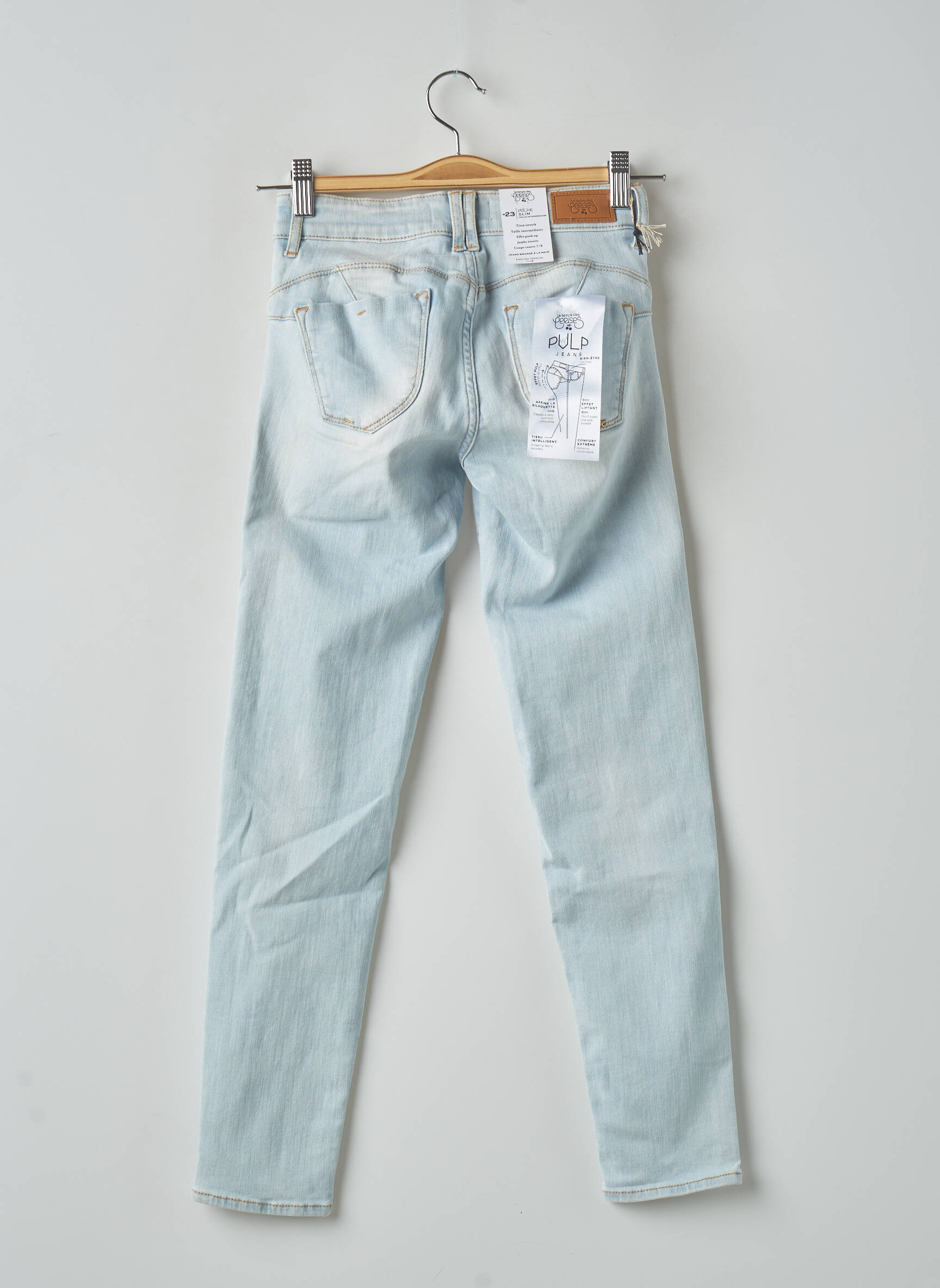 Le Temps Des Cerises Jeans Coupe Slim Femme couleur bleu