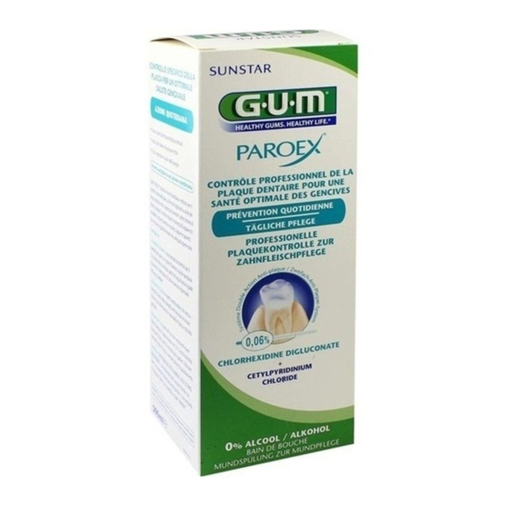 Sunstar Deutschland GmbH Mundspülung, GUM Paroex 0,06% CHX Mundspülung, 500 ml