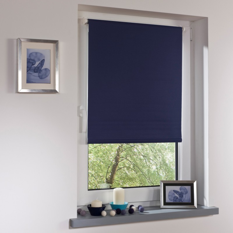 Powertec Bella Casa Klemmfix-Rollo, ca.150x120cm, Blau