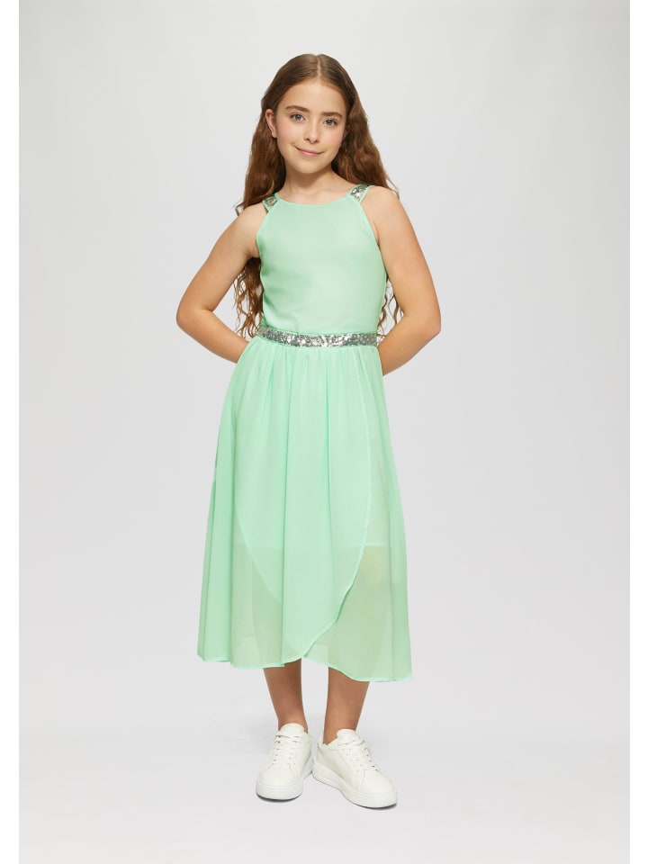 s.Oliver Kleid lang in Türkis günstig kaufen