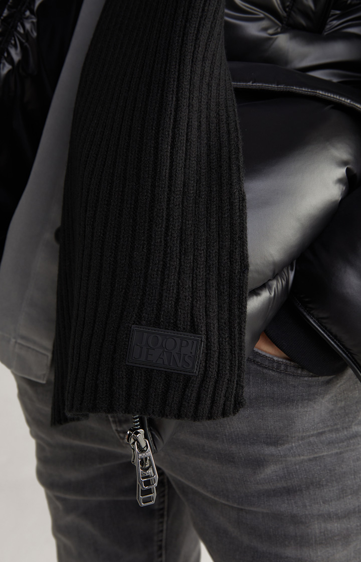 Strick-Schal Francis in Schwarz