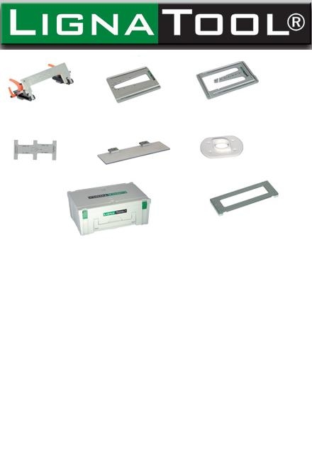 Lignatool LT080SROF2200 Set šablona za glodanje lastin repa Standardni paket + Festool OF2200EB-Plus glodalica
