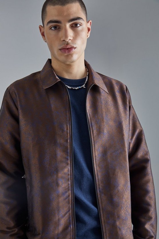 Marl Fabric Interest Smart Overshirt