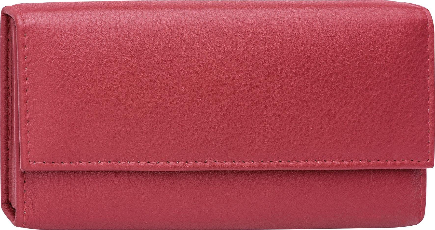 ERBE Maniküre-Etui Wickel-Lederetui mit Druckknopf, 5 tlg., bestückt mit Solinger Premium Stahlwaren