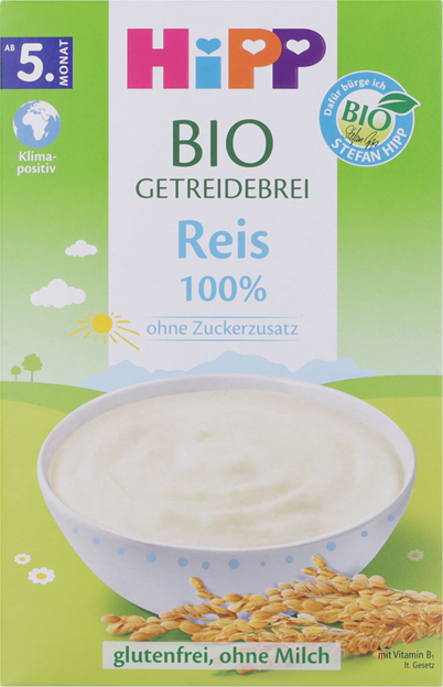 HiPP Bio-Getreidebrei Reis