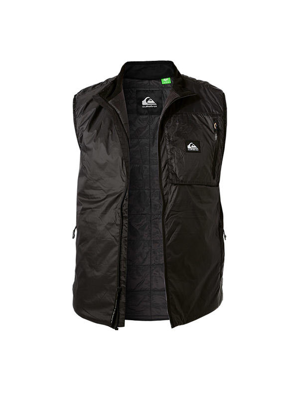 Quiksilver, Weste, Mikrofaser wattiert, schwarz