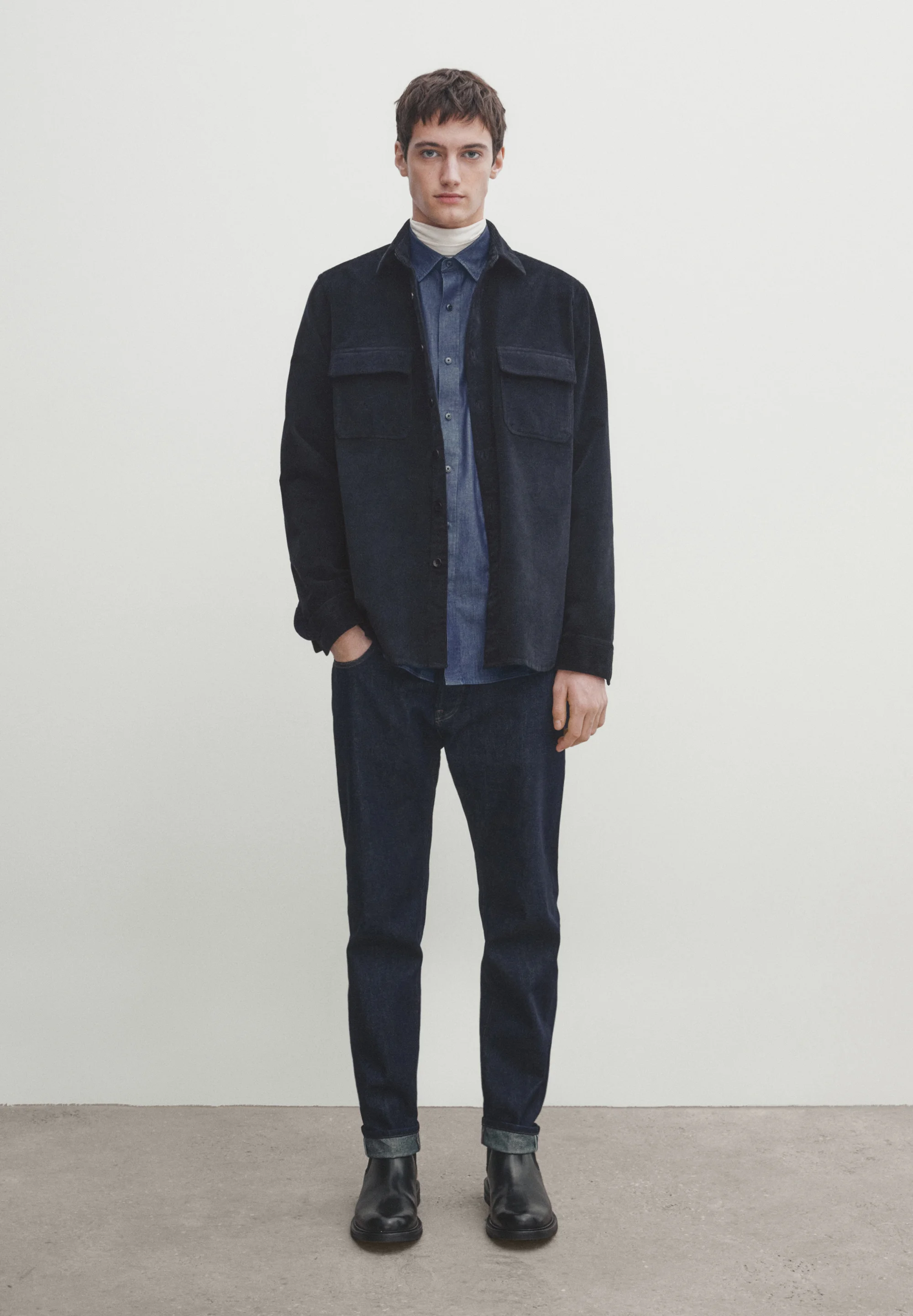 Massimo Dutti CON BOLSILLOS EN EL PECHO - Chaqueta ligera