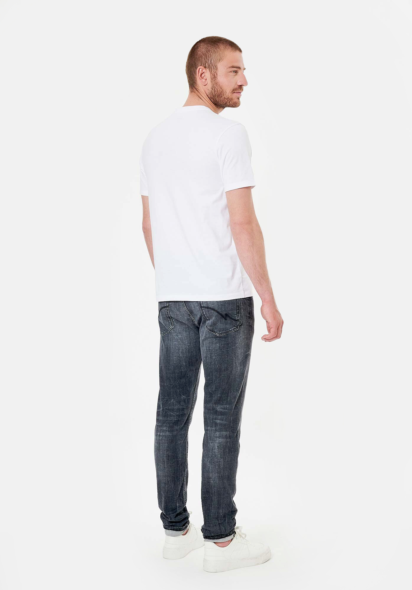 RAZ    T-shirt blanc homme 100% coton