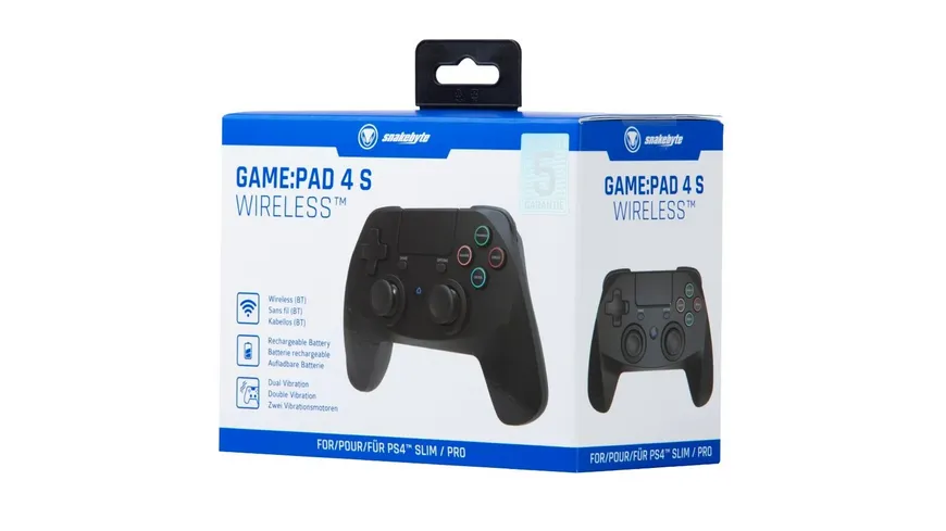PS4 - Controller Gamepad 4 S Wireless Black