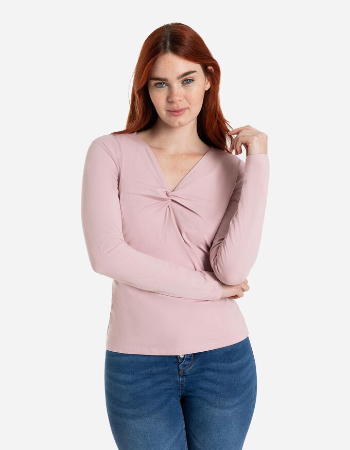 Langarmshirt - Knotendetail