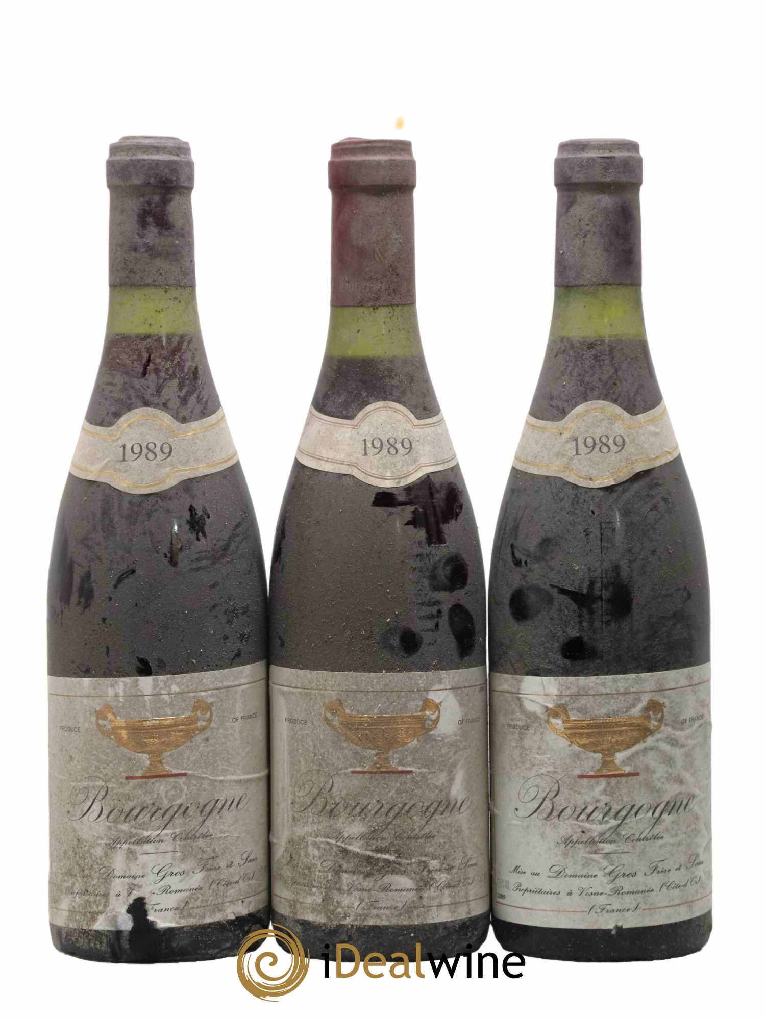 Bourgogne Gros Frère & Soeur  1989 - Lot de 6 Bouteilles