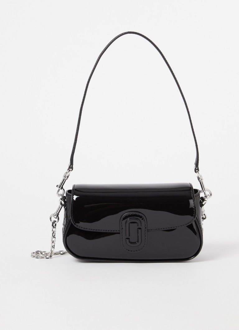 Marc Jacobs Patent Leather Shoulder Bag with Detachable Shoulder Strap
