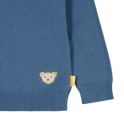 Pullover, mittelblau für Jungs