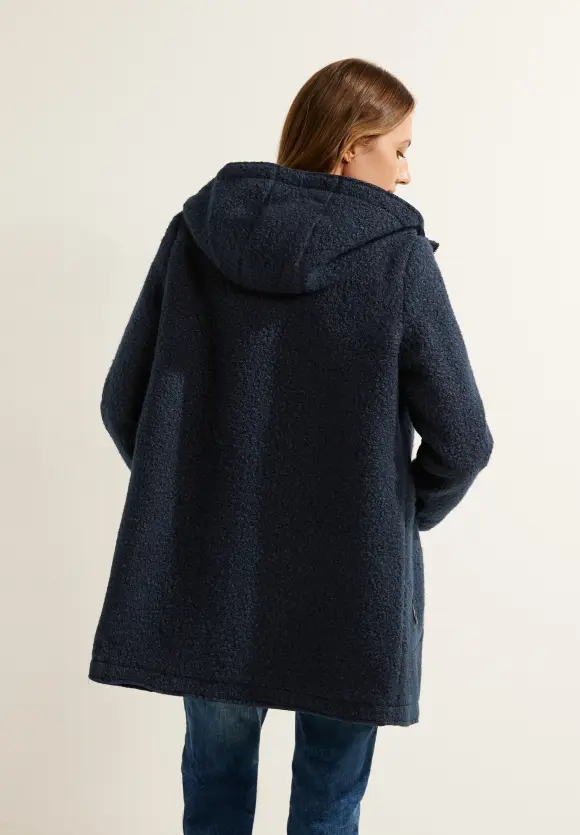 CECIL Mantel in Curly Wolloptik