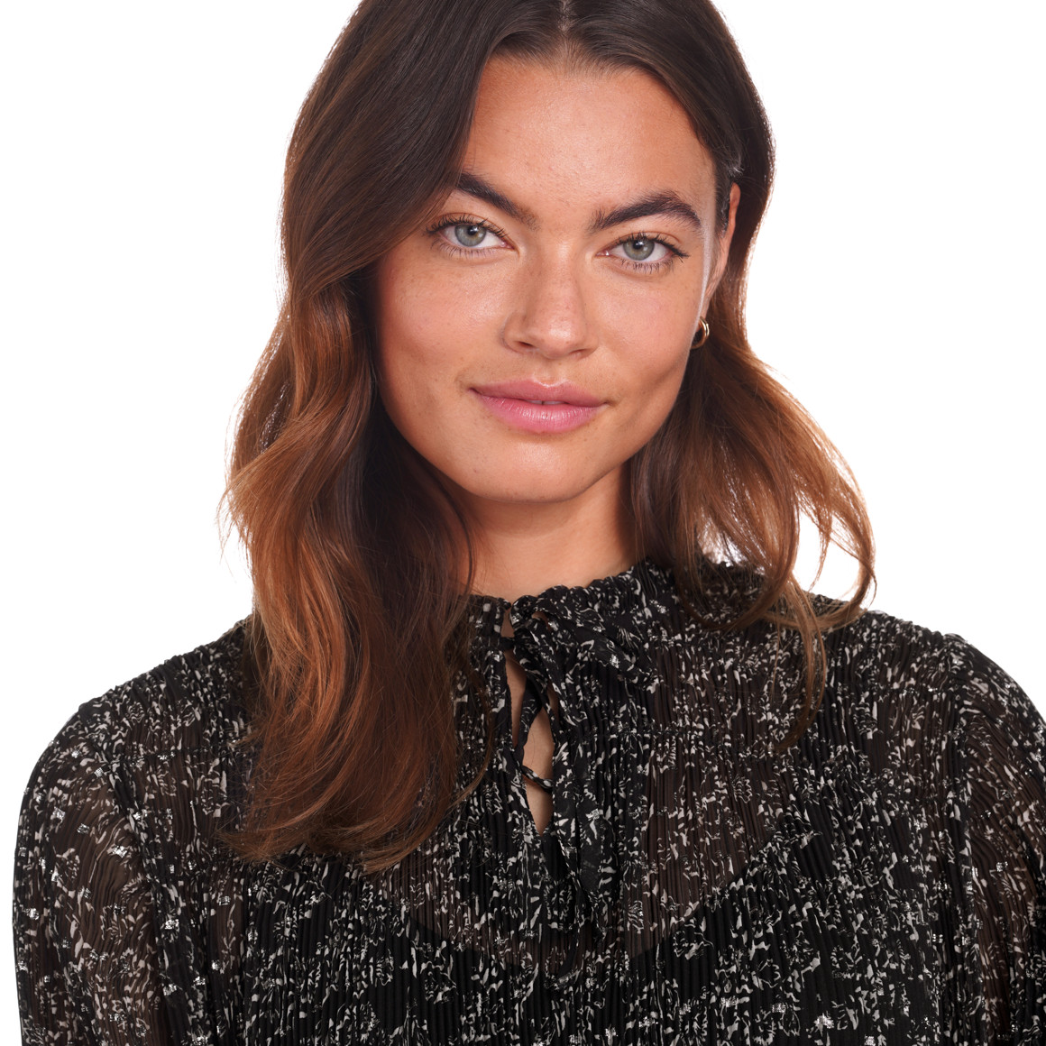 Damen Kleid mit Blumen allover