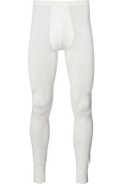 HANRO, Lange Unterhose, Seide, wollweiß