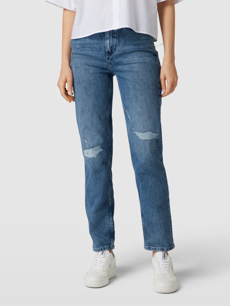 Straight Fit Jeans im 5-Pocket-Design Modell 'NEW CLASSIC' in jeans