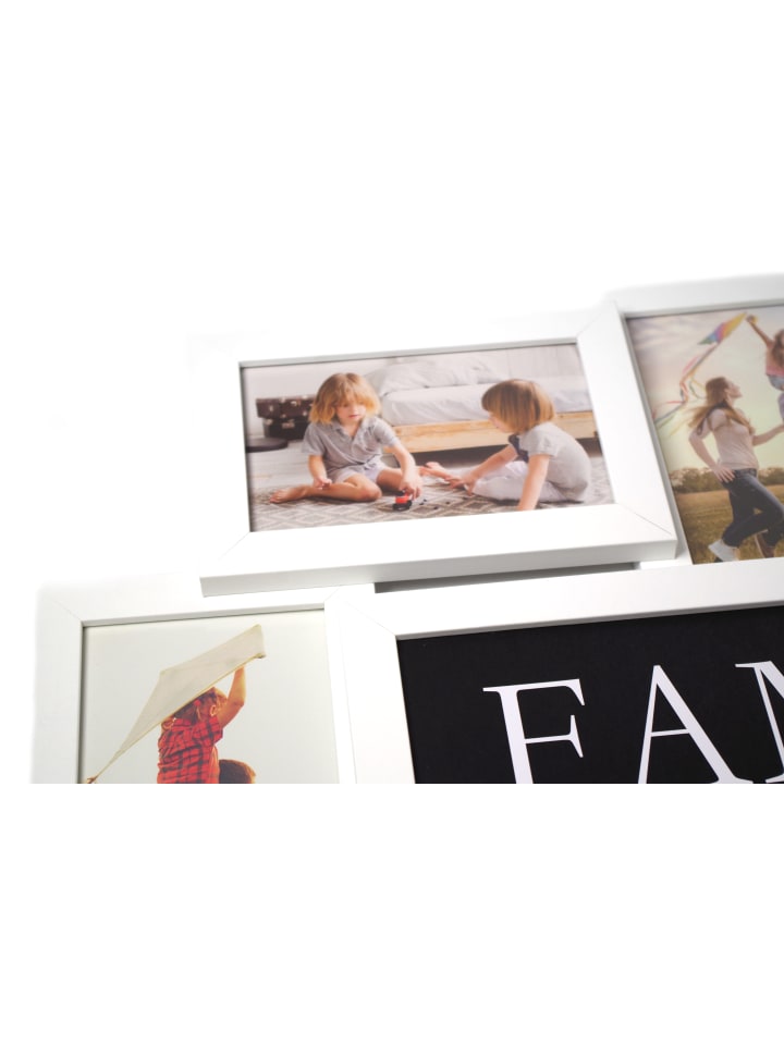 kobolo Bilderrahmen Collage FAMILY8 in Weiß günstig kaufen onesize