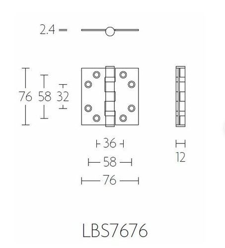 Formani 1513Z001IPXX0 BASICS LBS7676 Kugelgelenk rechtwinklig polierter Edelstahl