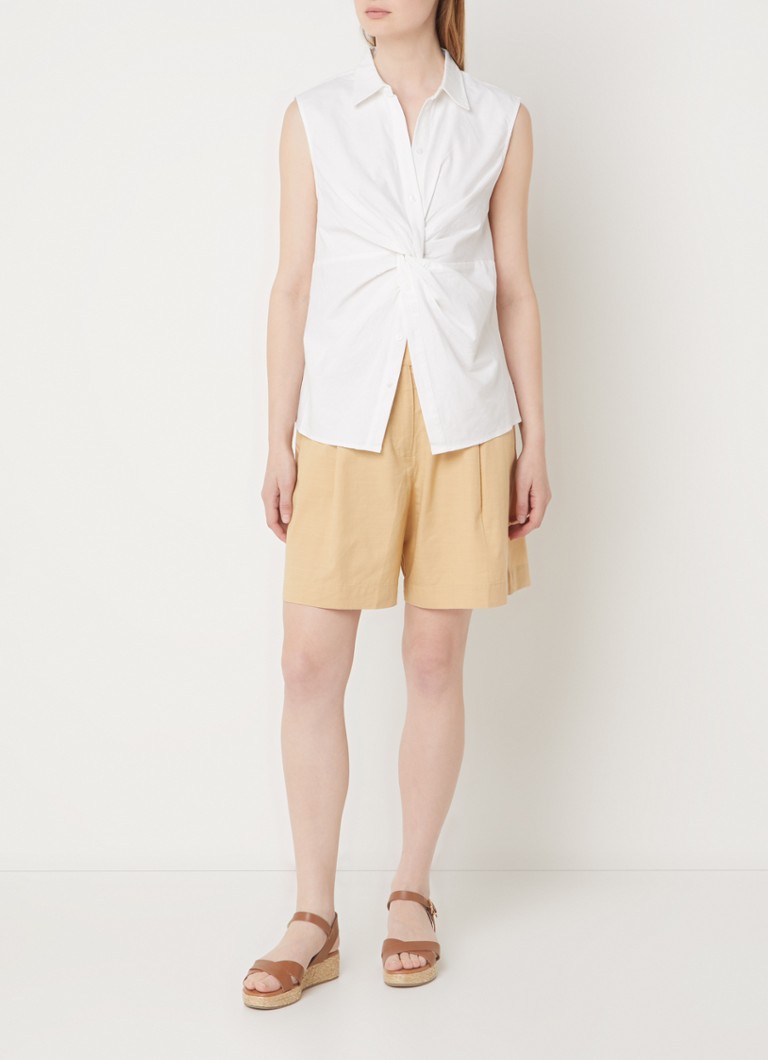 French Connection Aofie top in linen blend
