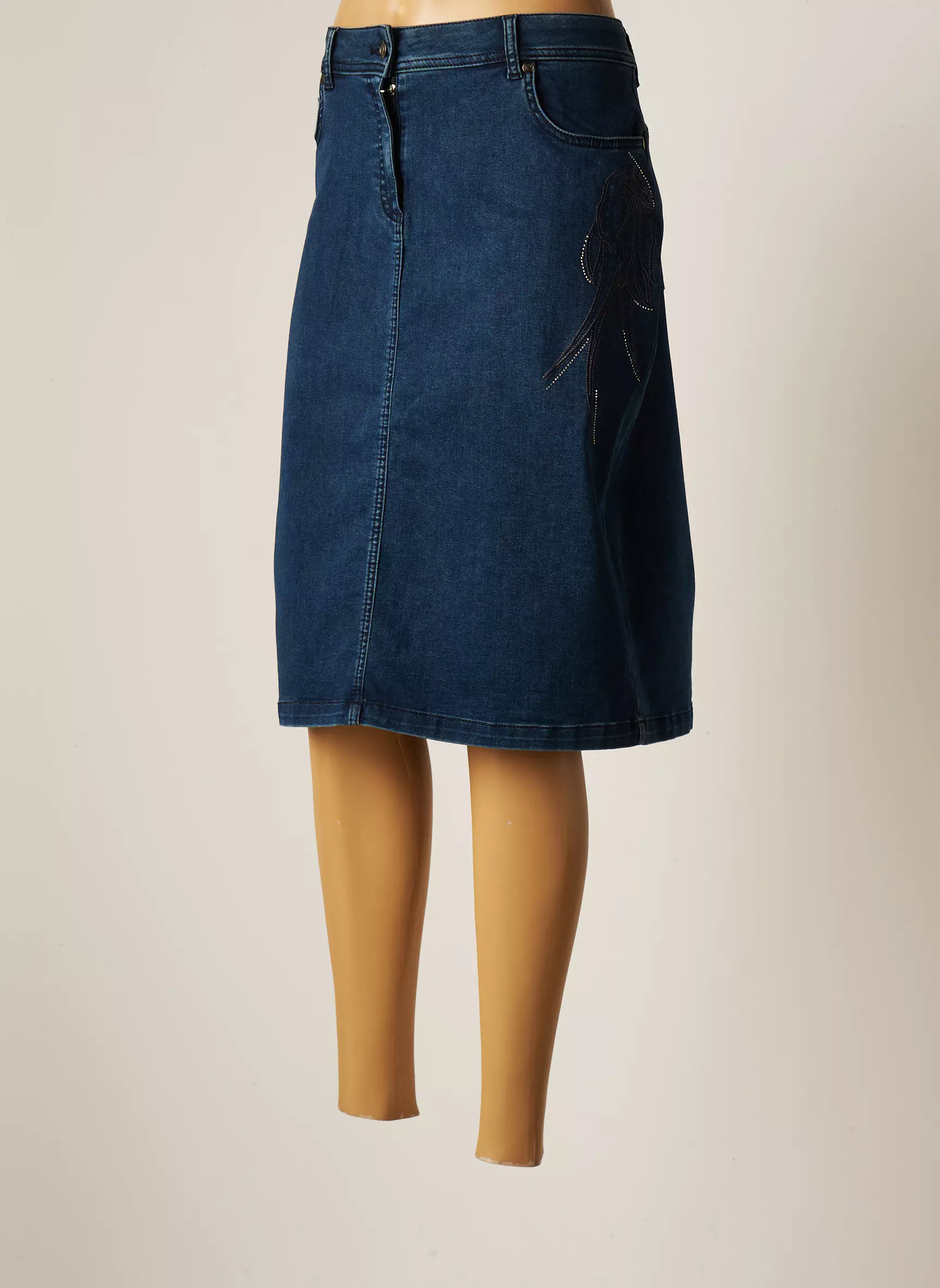 Gregory Pat Jupes Mi Longues Femme couleur bleu