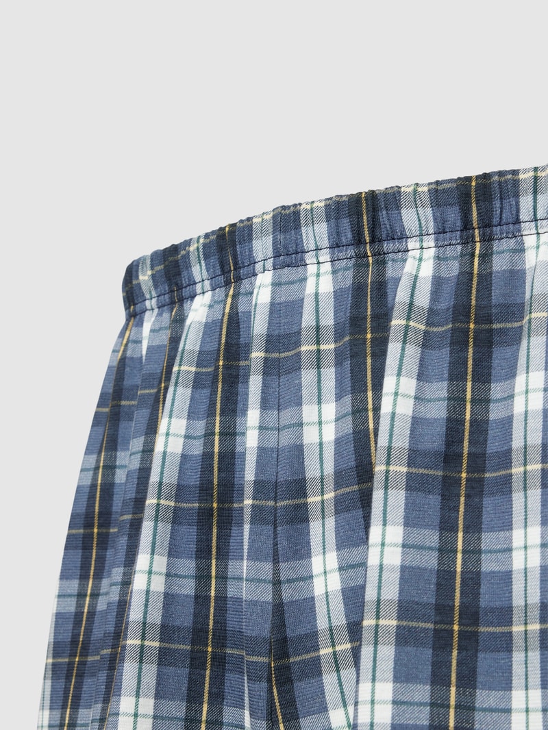 Boxershorts mit Allover-Muster in rauchblau