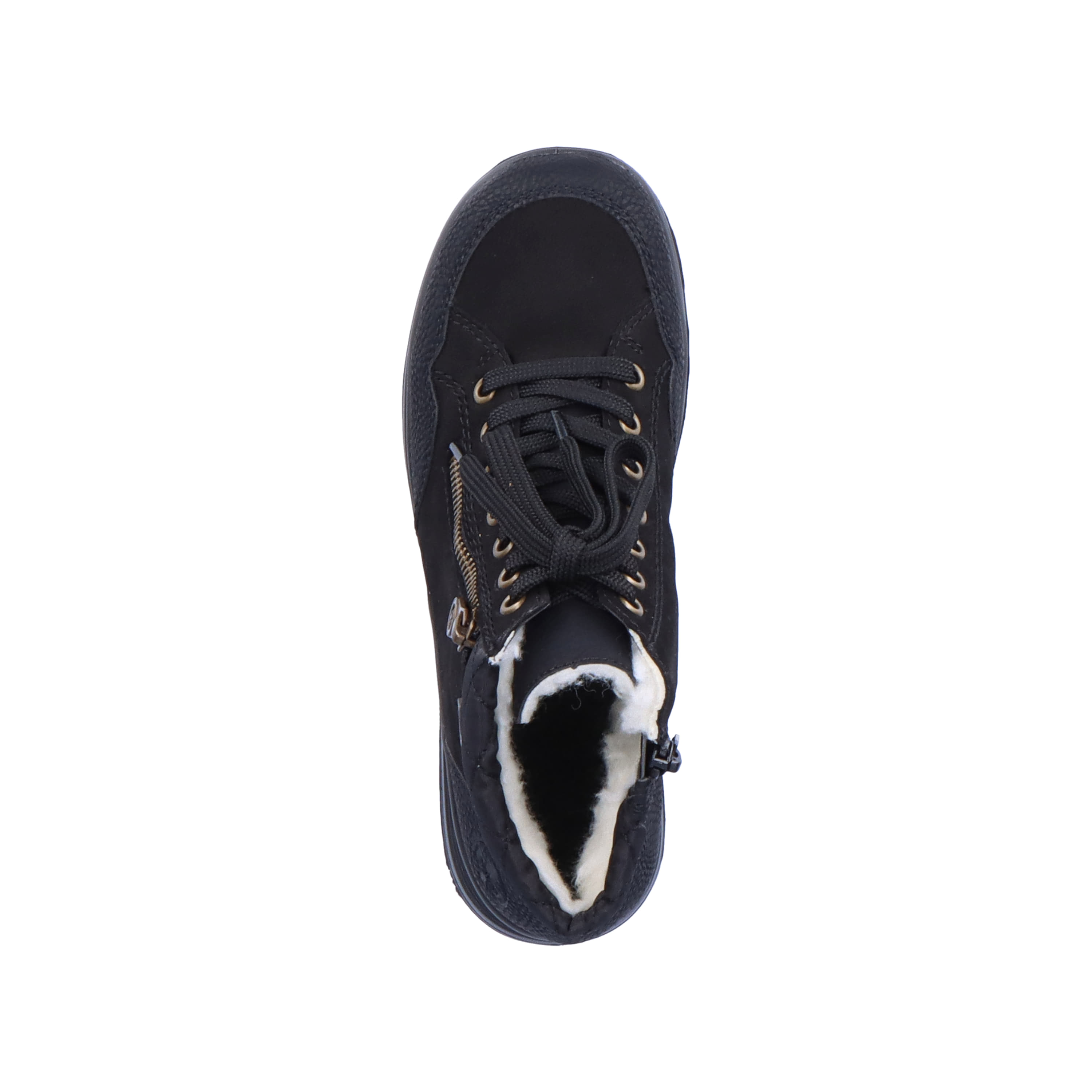Rieker Damen Schnürschuhe tiefschwarz