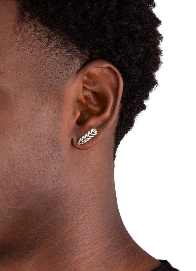 Buddha to Buddha Ellen silver stud earrings