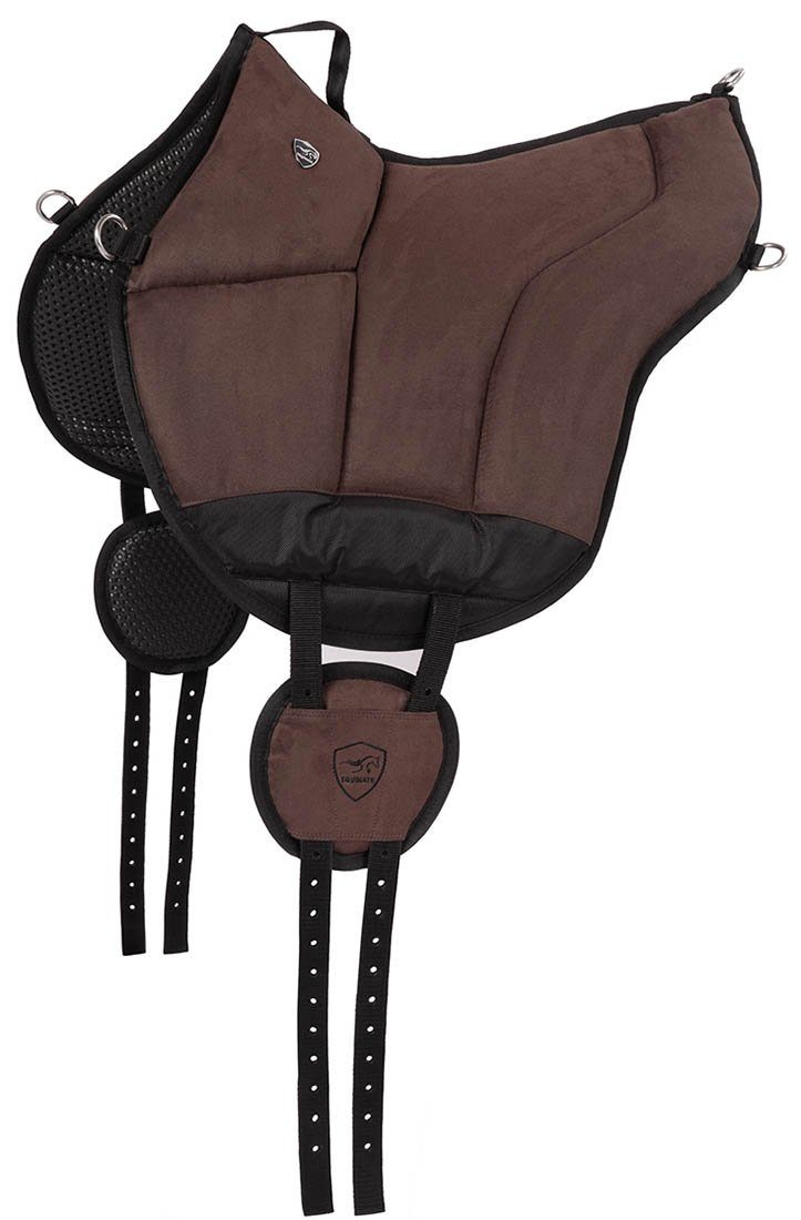Equinate Wanderreitsattel Reitpad Toledo aus Mikrofaser, aus synthetischem Wildleder