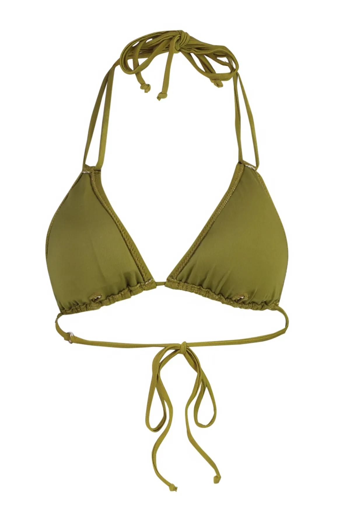 Trendyol Collection  Grünes Triangel-Bikinioberteil TBESS23BU00107