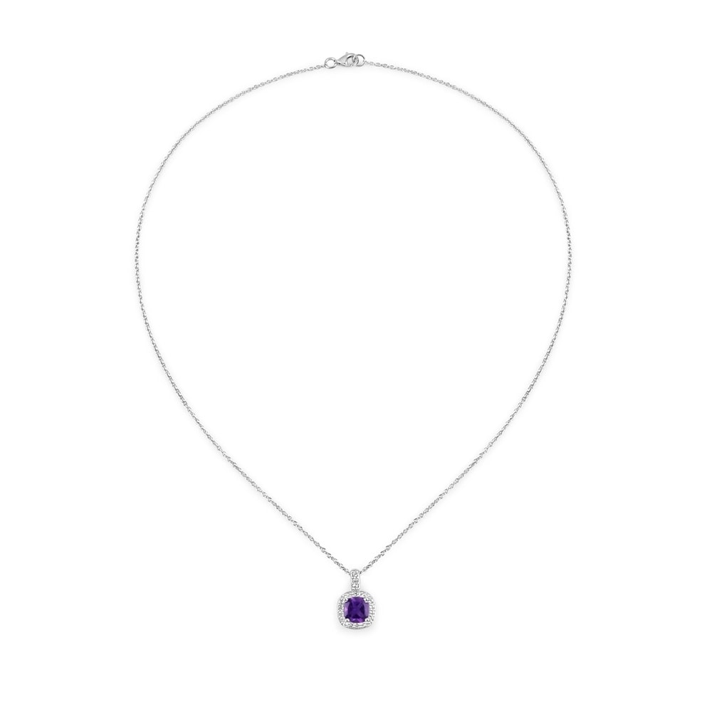 Rafaela Donata Chaîne Argent sterling Améthyste en Argent Bijoux