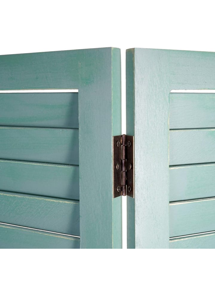 MCW Paravent C30 im Shabby-Look, Grün günstig kaufen onesize